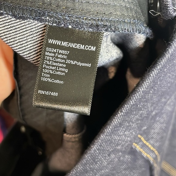 ME+EM | Women’s Dark Wash Ankle Trouser Jeans Size 10 - Picture 9 of 9